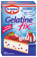 Dr. Oetker Gelatine Fix 30 g Packung